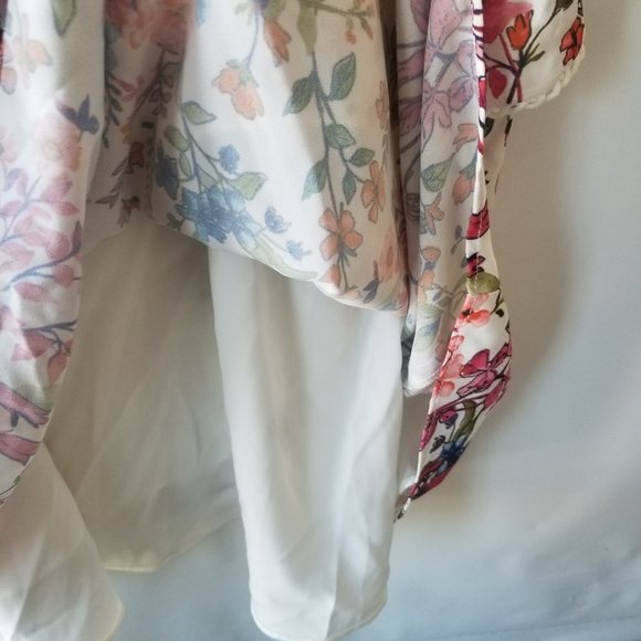 new Devlin Romantic Layered Tiered Flouncy Floral Dress Medium - Picture 5 of 9